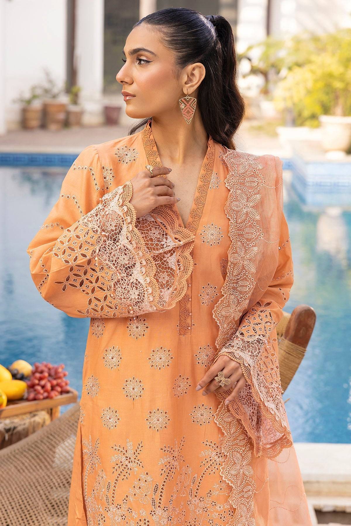 Motifz | Premium Lawn 25 | 5315-CORINNE by Maria Faisal - Registered Vendor of : Motifz - type : Ladies Clothes - 100% original wedding dresses