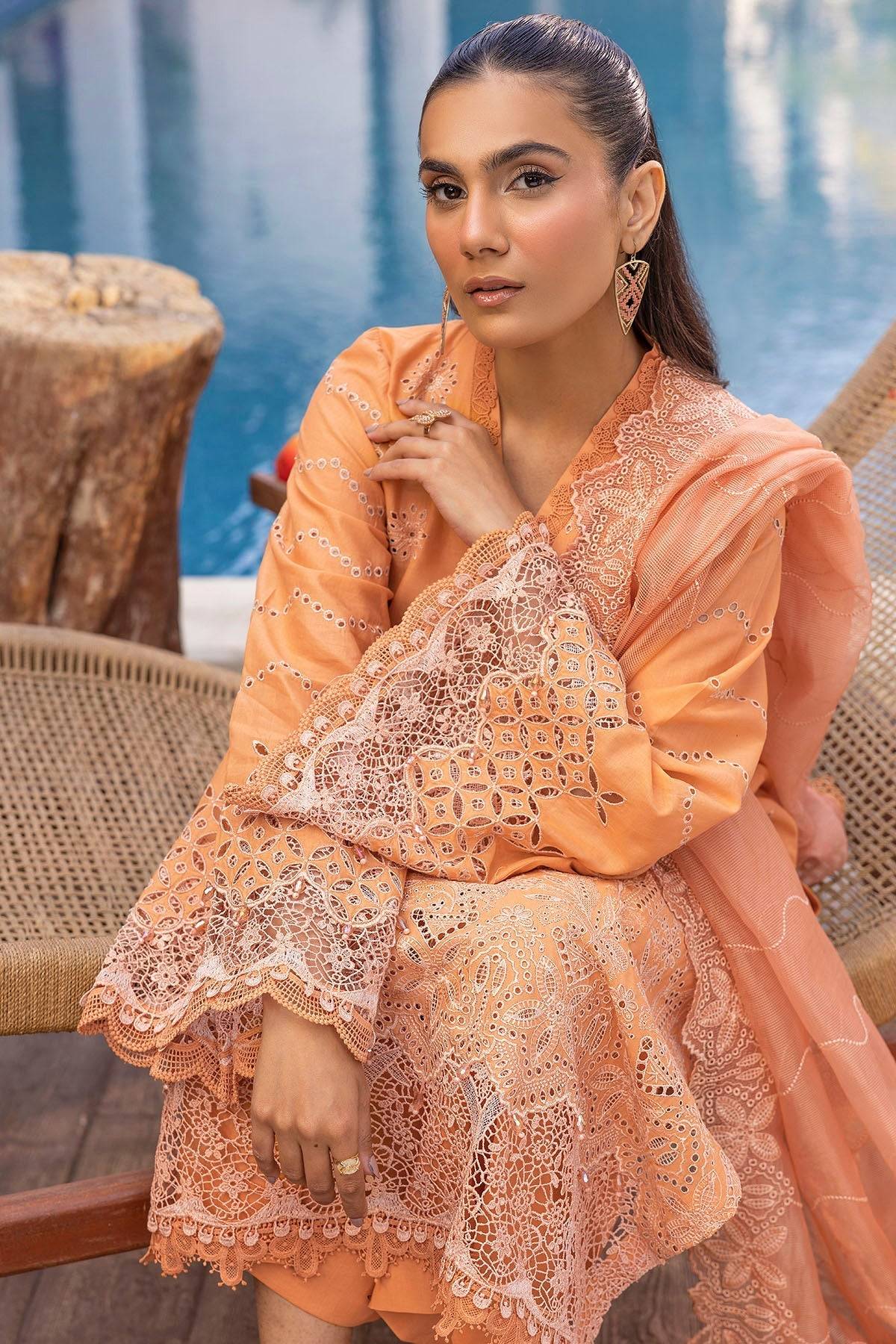 Motifz | Premium Lawn 25 | 5315-CORINNE by Maria Faisal - Registered Vendor of : Motifz - type : Ladies Clothes - 100% original wedding dresses