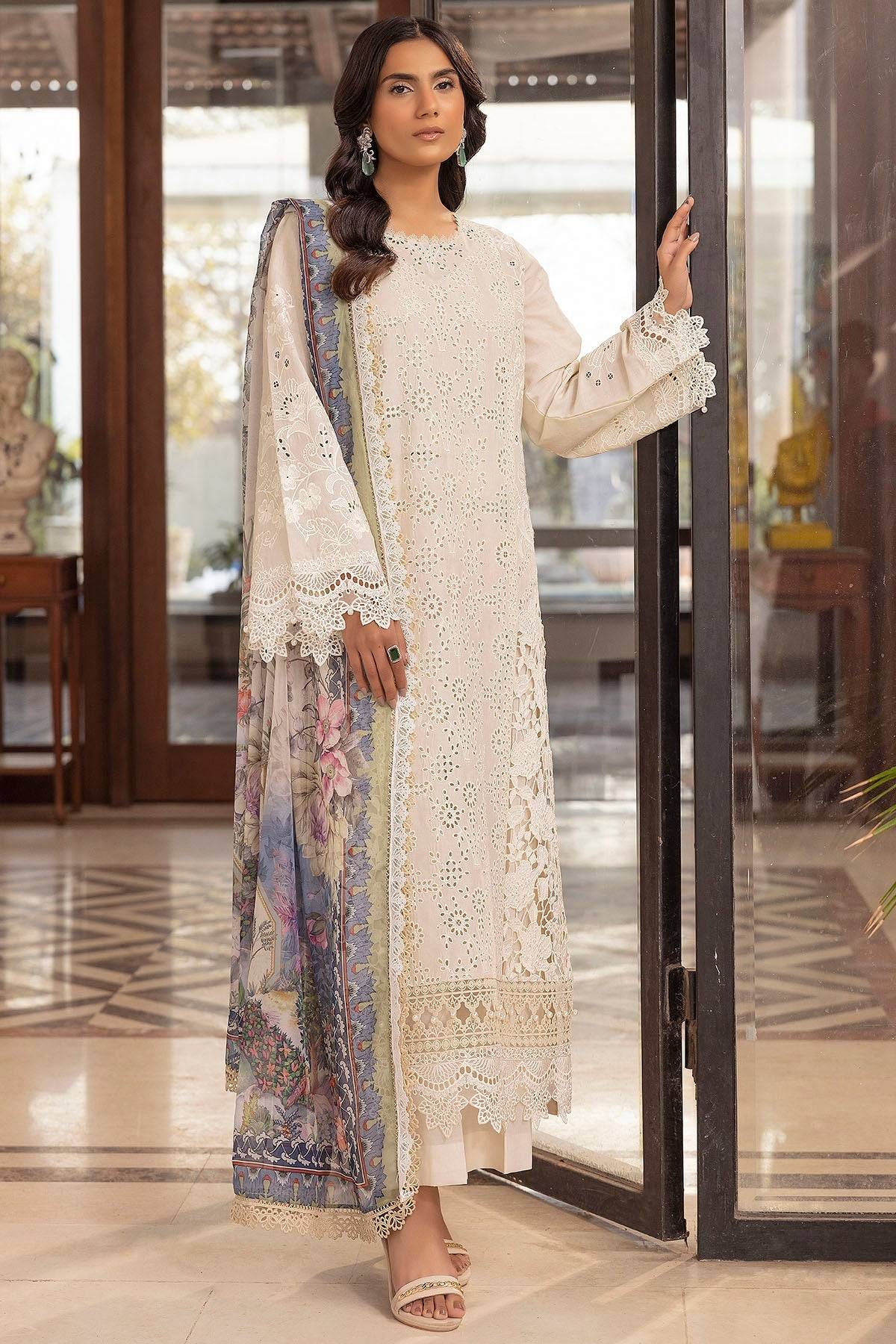 Motifz | Premium Lawn 25 | 5324-SIDONIE by Maria Faisal - Registered Vendor of : Motifz - type : Ladies Clothes - 100% original wedding dresses