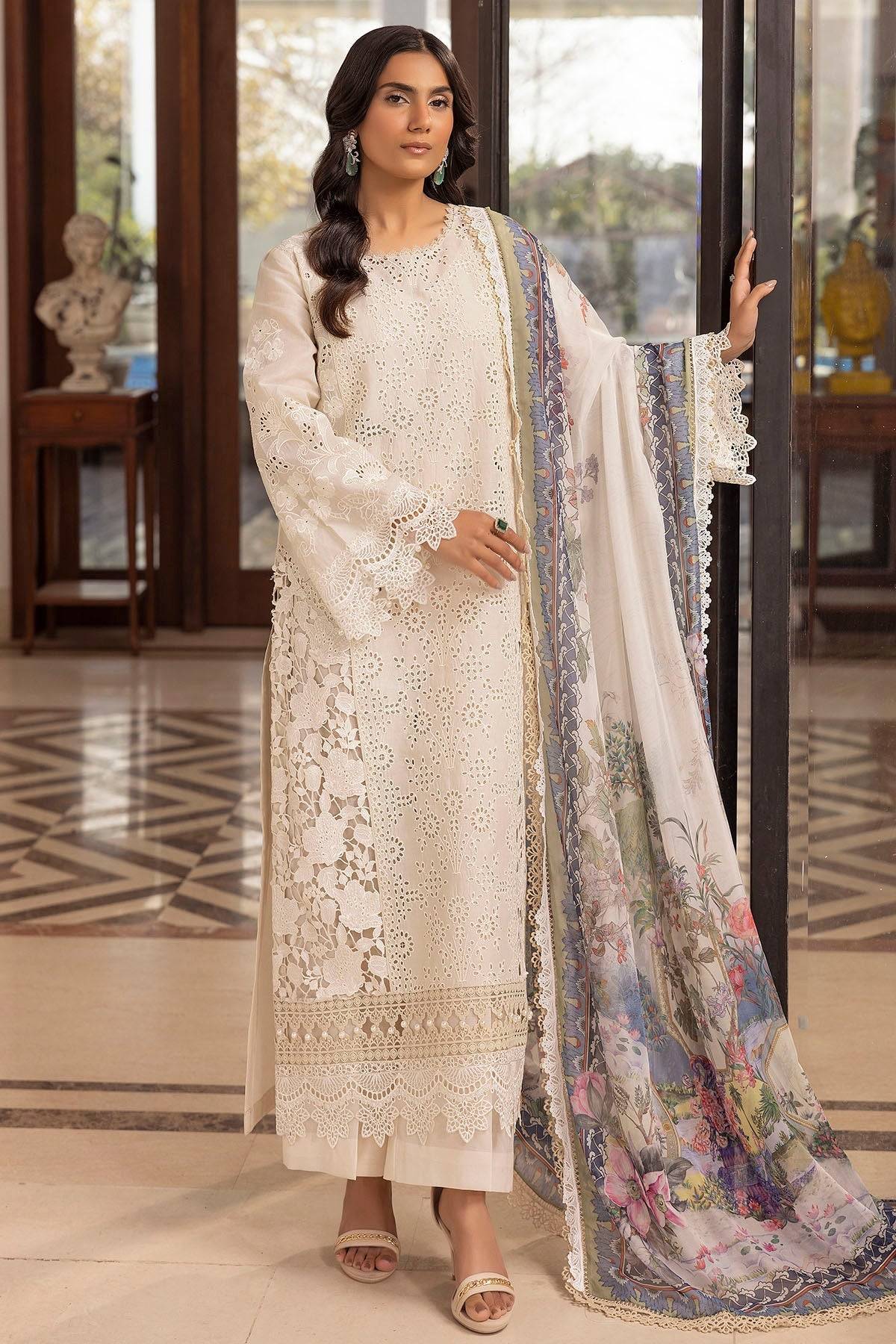 Motifz | Premium Lawn 25 | 5324-SIDONIE by Maria Faisal - Registered Vendor of : Motifz - type : Ladies Clothes - 100% original wedding dresses