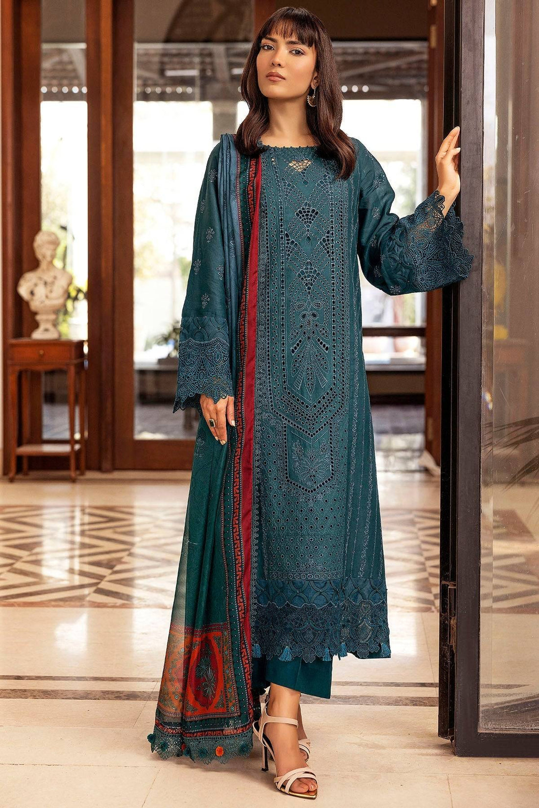 Motifz | Premium Lawn 25 | 5327-PERCY by Maria Faisal - Registered Vendor of : Motifz - type : Ladies Clothes - 100% original wedding dresses