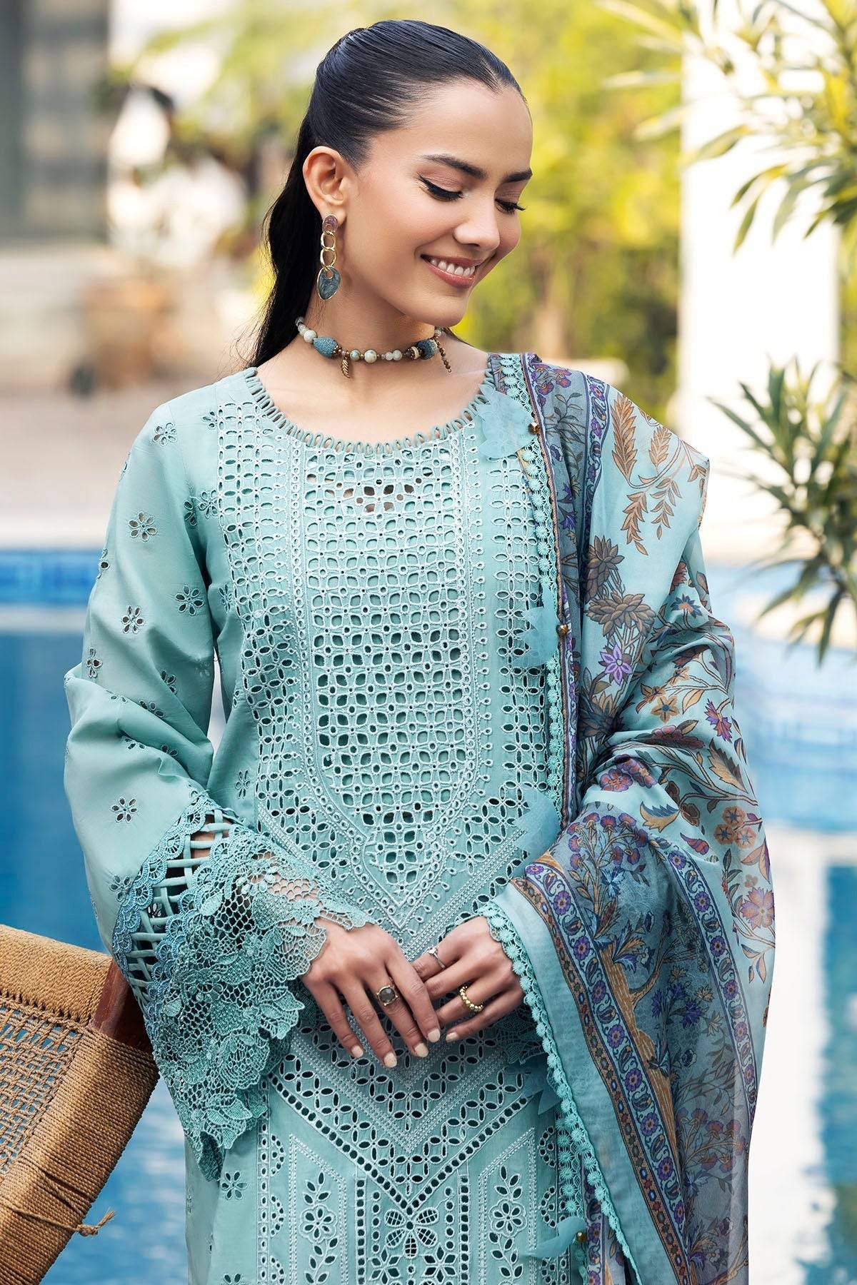 Motifz | Premium Lawn 25 | 5328-ISABEAU by Maria Faisal - Registered Vendor of : Motifz - type : Ladies Clothes - 100% original wedding dresses