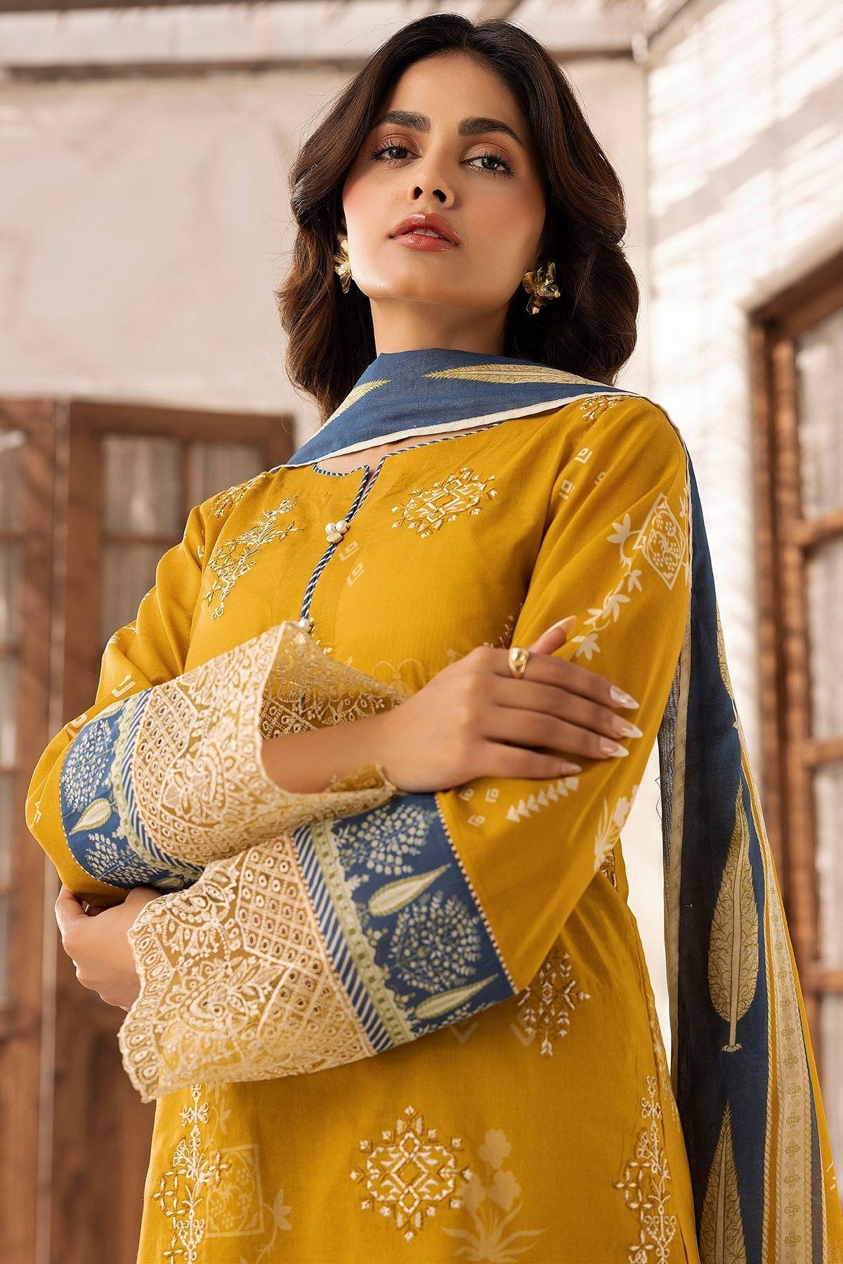 Motifz | Umang Lawn | 5416-USWA by Maria Faisal - Registered Vendor of : Motifz - type : Ladies Clothes - 100% original wedding dresses