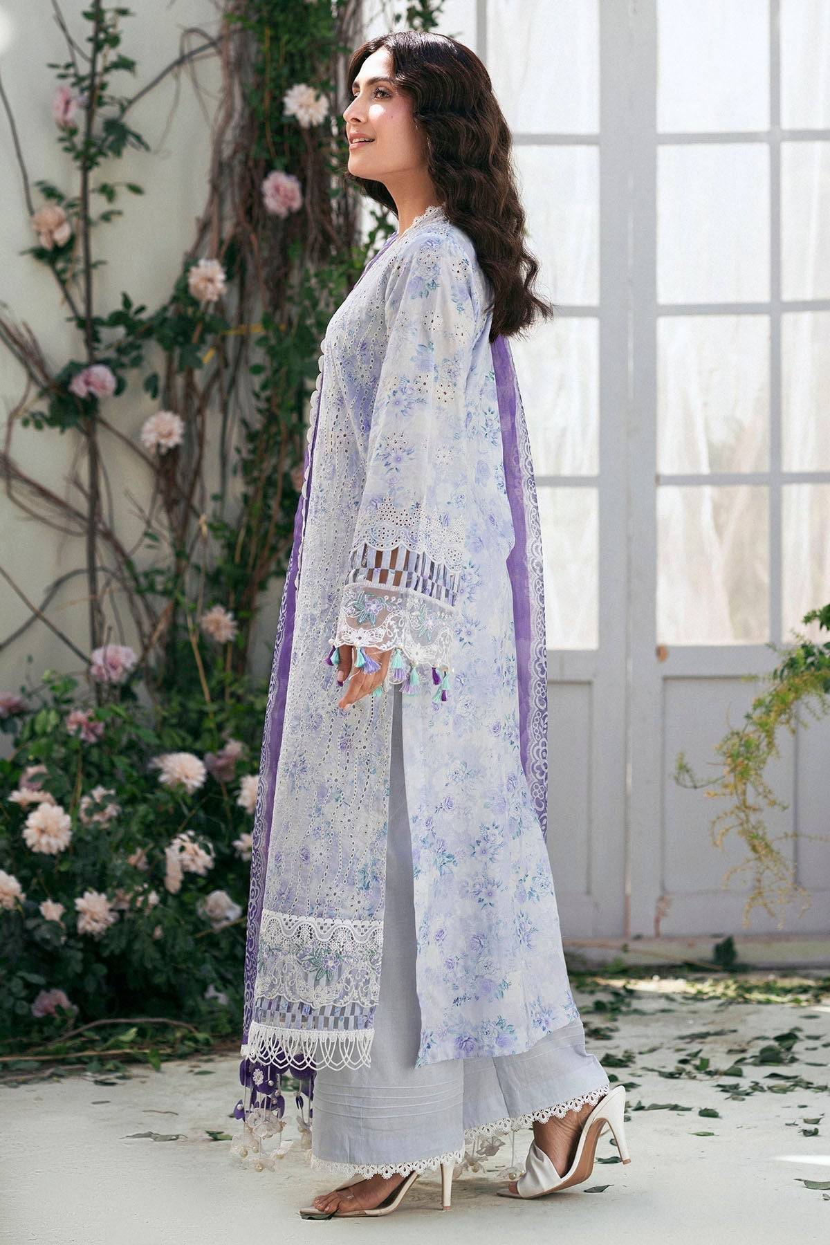 Motifz | Premium Lawn 25 | 5424-VALERIE by Maria Faisal - Registered Vendor of : Motifz - type : Ladies Clothes - 100% original wedding dresses