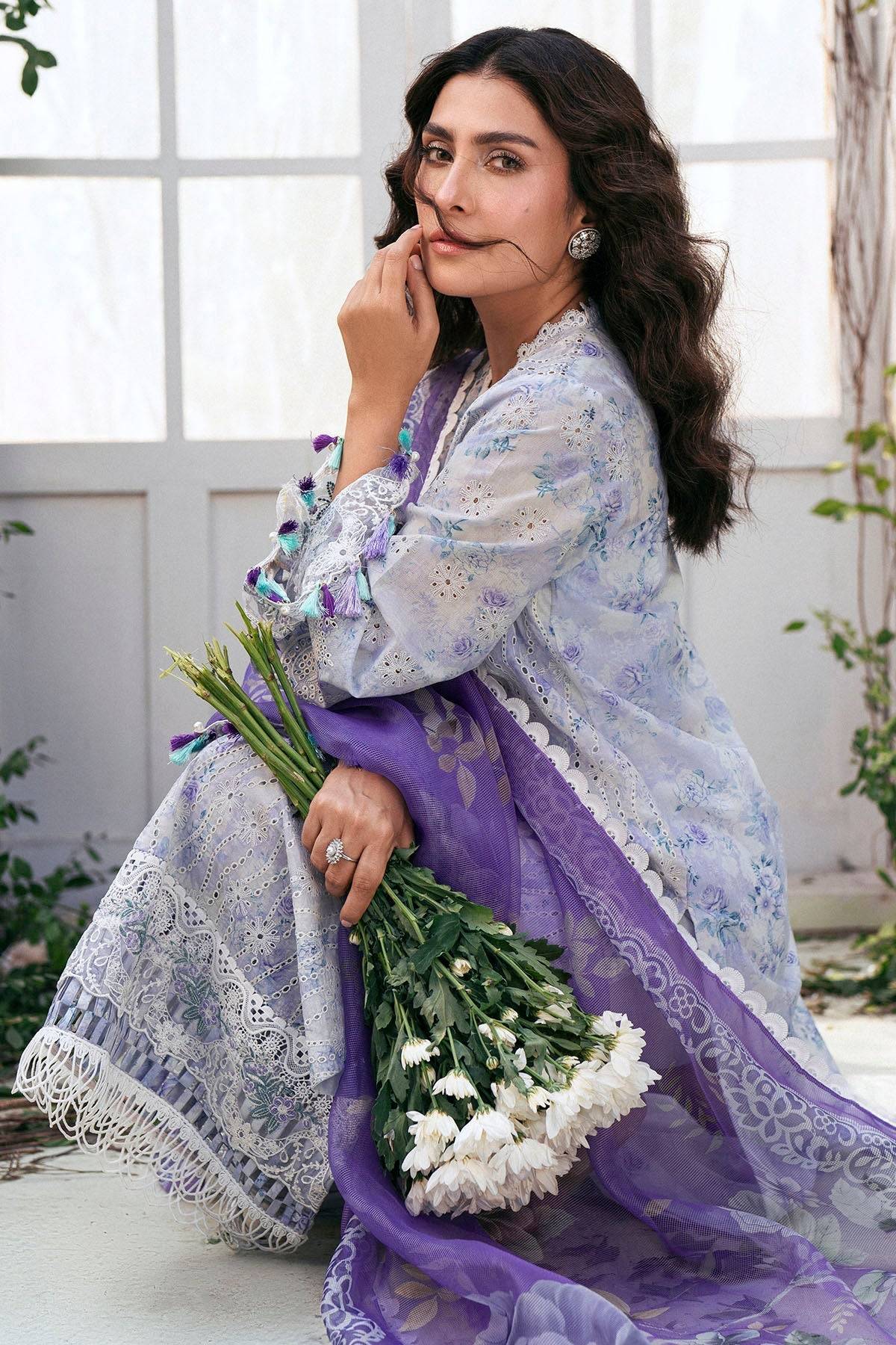 Motifz | Premium Lawn 25 | 5424-VALERIE by Maria Faisal - Registered Vendor of : Motifz - type : Ladies Clothes - 100% original wedding dresses