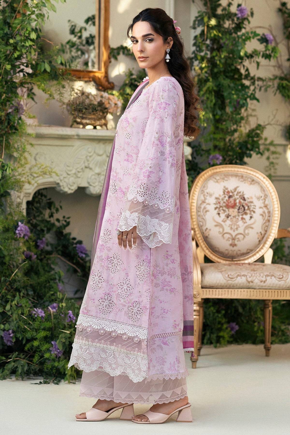Motifz | Premium Lawn 25 | 5428-ASTER by Maria Faisal - Registered Vendor of : Motifz - type : Ladies Clothes - 100% original wedding dresses