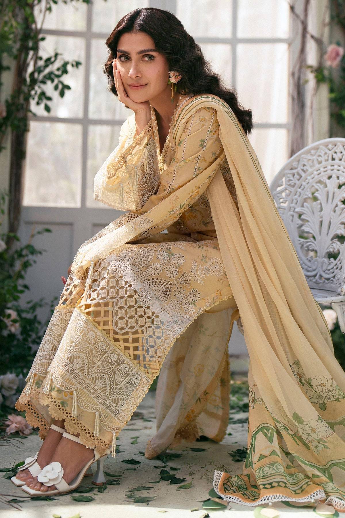 Motifz | Premium Lawn 25 | 5429-ORCHID by Maria Faisal - Registered Vendor of : Motifz - type : Ladies Clothes - 100% original wedding dresses
