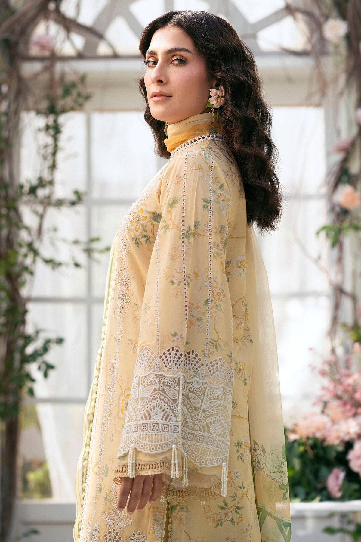 Motifz | Premium Lawn 25 | 5429-ORCHID by Maria Faisal - Registered Vendor of : Motifz - type : Ladies Clothes - 100% original wedding dresses