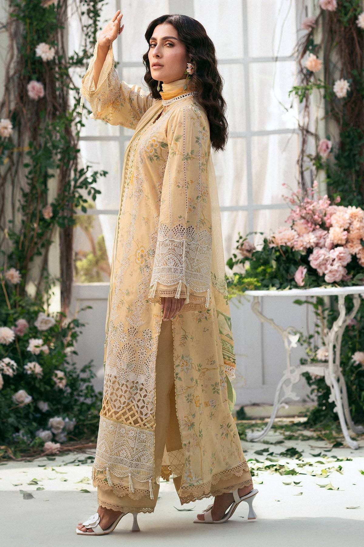 Motifz | Premium Lawn 25 | 5429-ORCHID by Maria Faisal - Registered Vendor of : Motifz - type : Ladies Clothes - 100% original wedding dresses