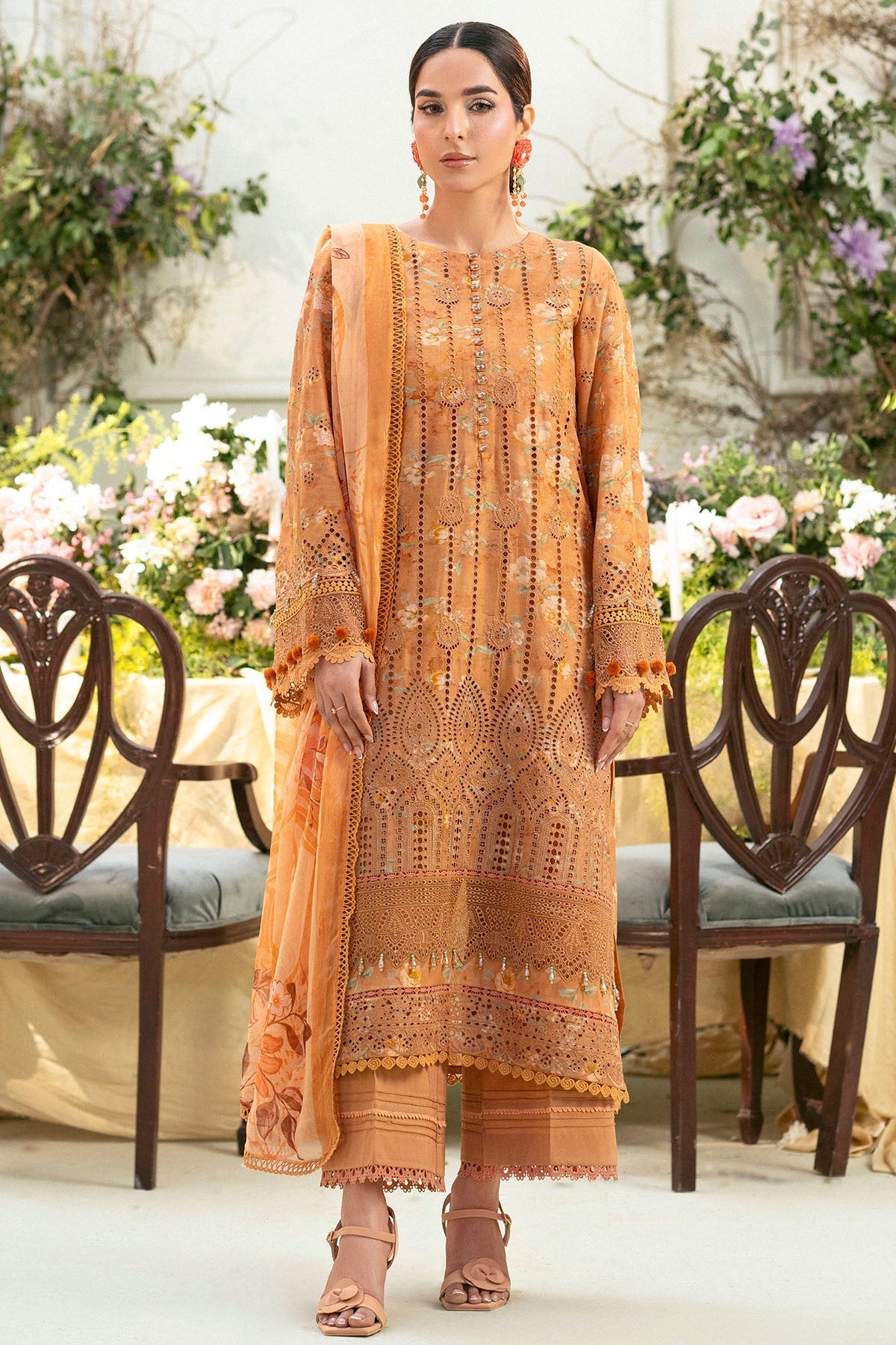 Motifz | Premium Lawn 25 | 5431-BLUEBEELL by Maria Faisal - Registered Vendor of : Motifz - type : Ladies Clothes - 100% original wedding dresses