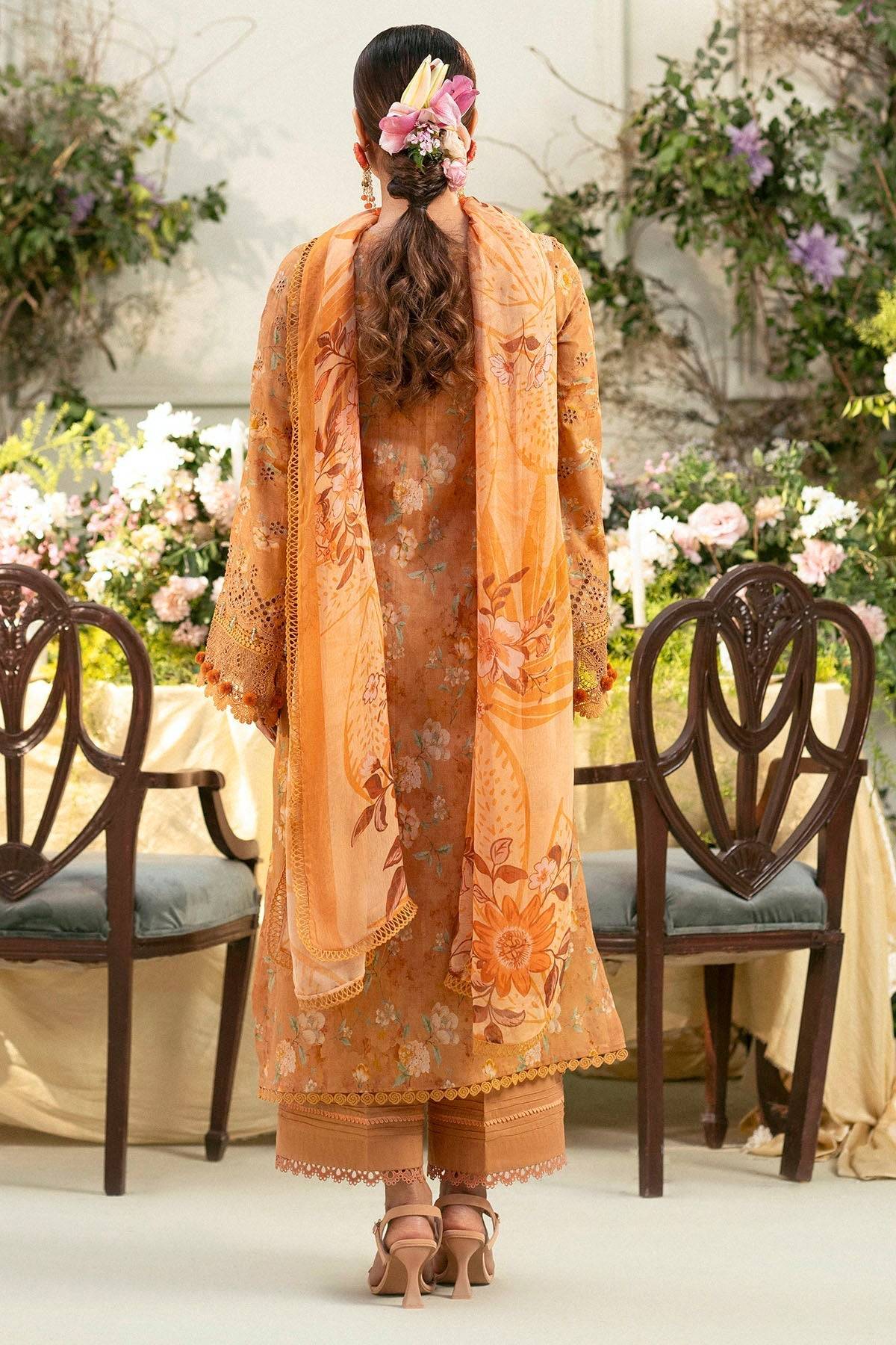 Motifz | Premium Lawn 25 | 5431-BLUEBEELL by Maria Faisal - Registered Vendor of : Motifz - type : Ladies Clothes - 100% original wedding dresses