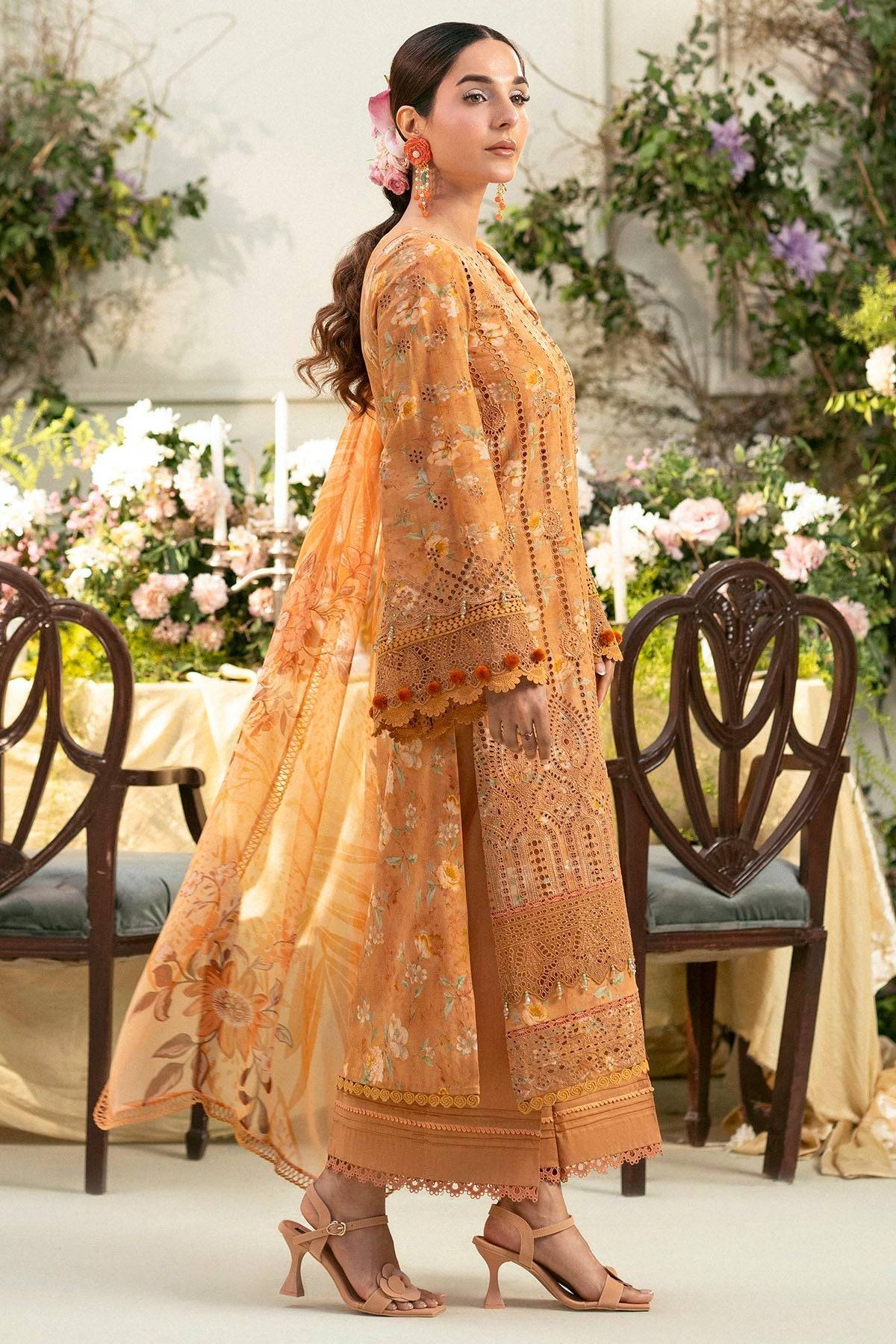 Motifz | Premium Lawn 25 | 5431-BLUEBEELL by Maria Faisal - Registered Vendor of : Motifz - type : Ladies Clothes - 100% original wedding dresses