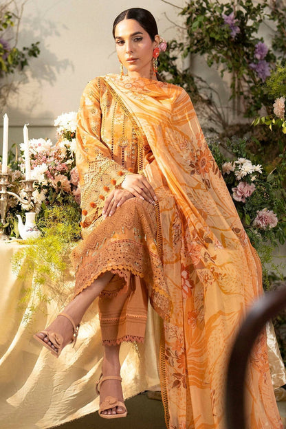 Motifz | Premium Lawn 25 | 5431-BLUEBEELL by Maria Faisal - Registered Vendor of : Motifz - type : Ladies Clothes - 100% original wedding dresses