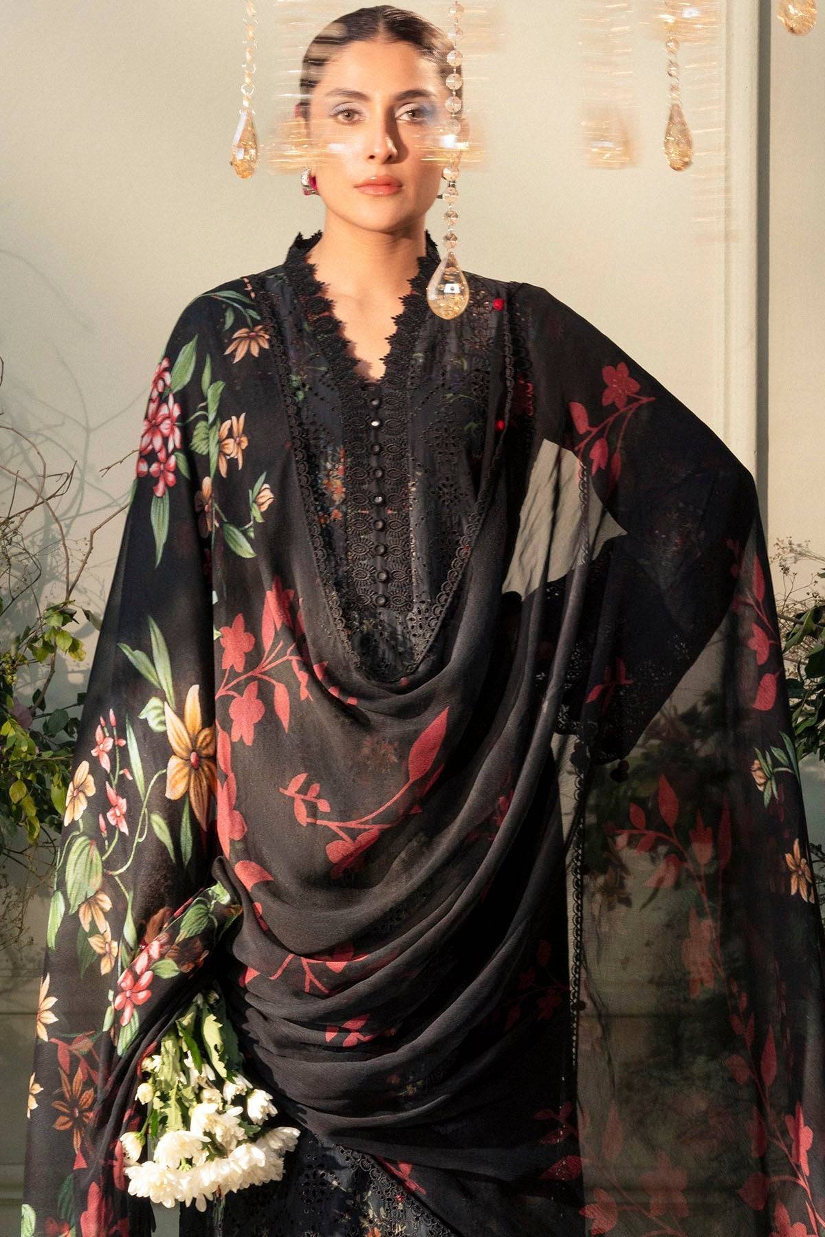Motifz | Premium Lawn 25 | 5433-JASMINE by Maria Faisal - Registered Vendor of : Motifz - type : Ladies Clothes - 100% original wedding dresses