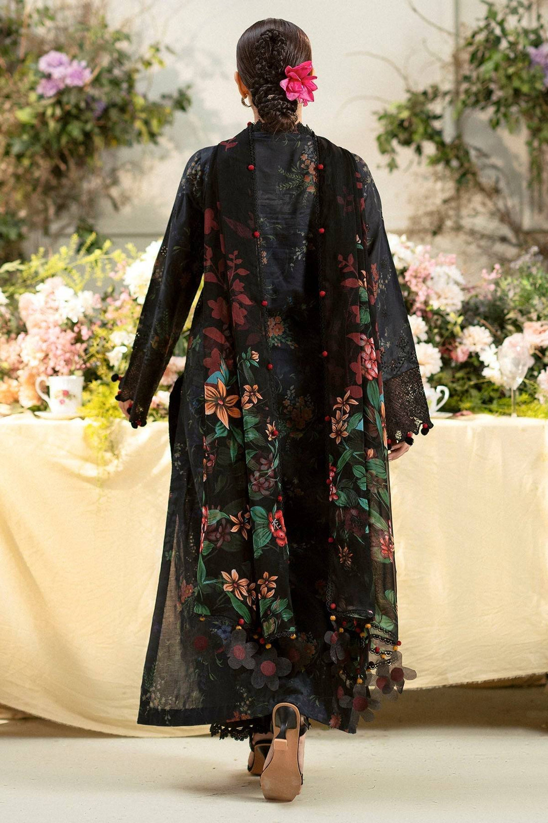 Motifz | Premium Lawn 25 | 5433-JASMINE by Maria Faisal - Registered Vendor of : Motifz - type : Ladies Clothes - 100% original wedding dresses