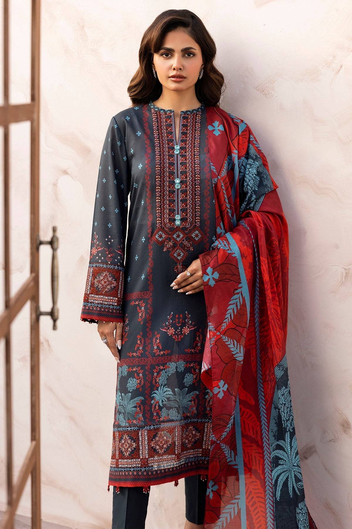 Motifz | Umang Lawn | 5465-EWA by Maria Faisal - Registered Vendor of : Motifz - type : Ladies Clothes - 100% original wedding dresses