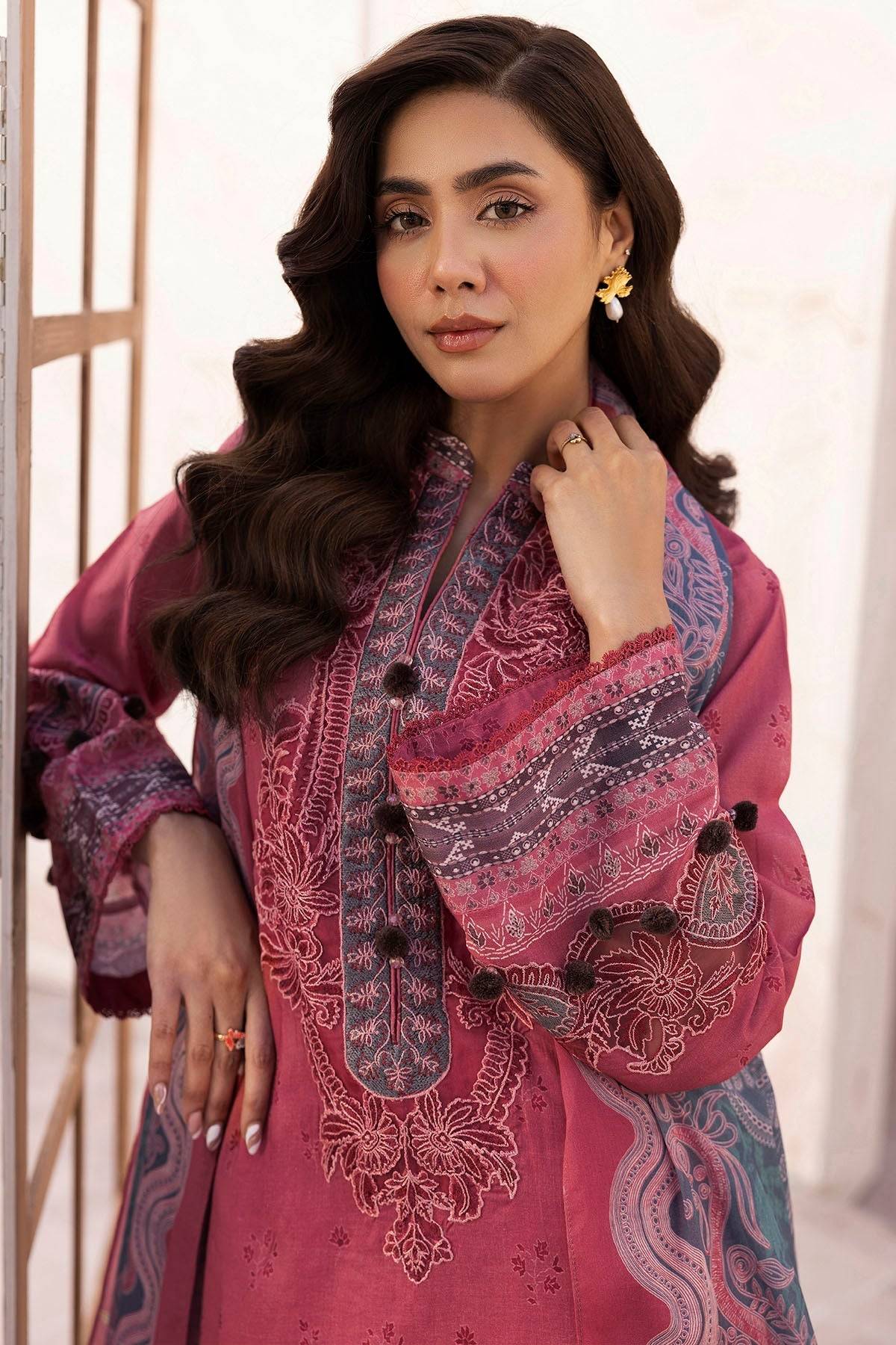 Motifz | Umang Lawn | 5471-IREA by Maria Faisal - Registered Vendor of : Motifz - type : Ladies Clothes - 100% original wedding dresses