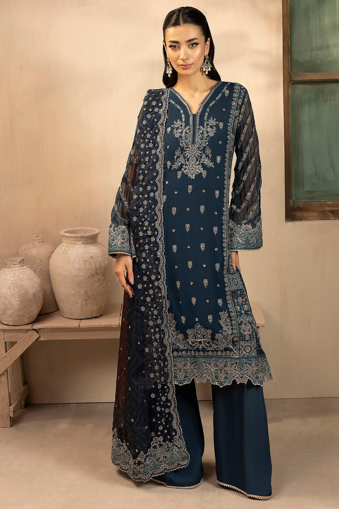 Motifz | Luxury Formal | 5581-DELLA - Ladies Clothes - Maria Faisal
