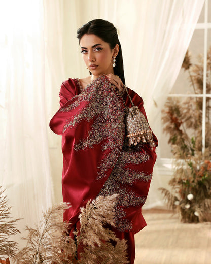 Faiza Saqlain | Freya Luxury Pret | Maelys - Formal Dress - available at Maria Faisal in UK and USA.