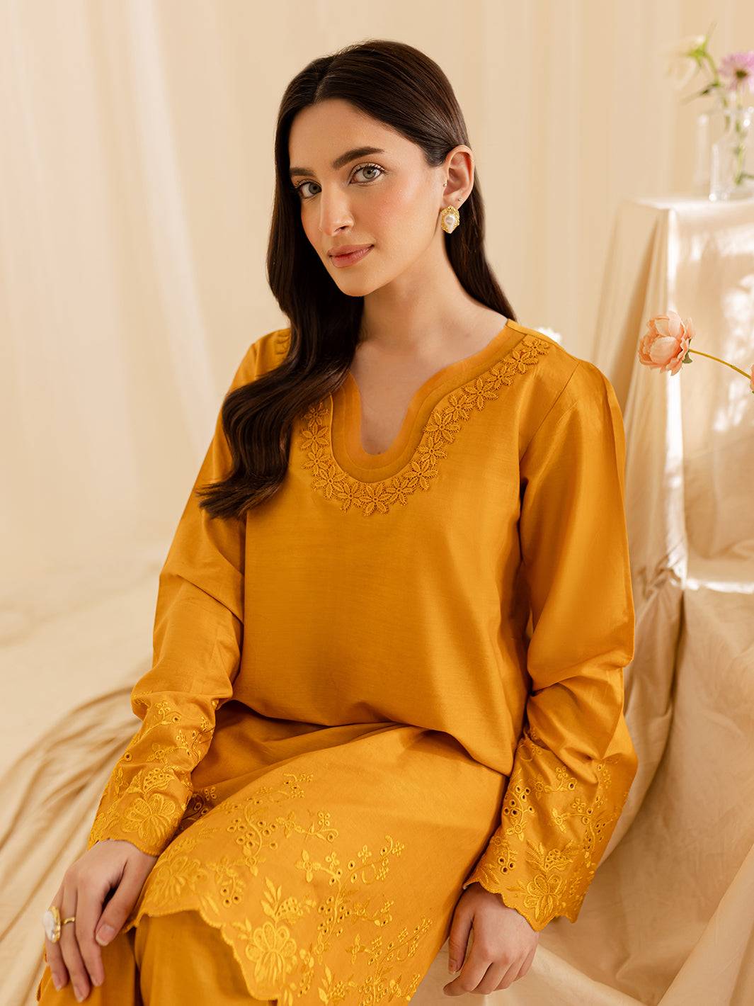 Mahnur | Petal Whispers Lawn Pret | Magnolia by Maria Faisal - Registered Vendor of : Mahnur - type : Ladies Clothes - 100% original wedding dresses