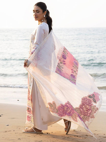 Mahnur | Sirena Luxury Lawn 25 | Magnolia by Maria Faisal - Registered Vendor of : Mahnur - type : Ladies Clothes - 100% original wedding dresses