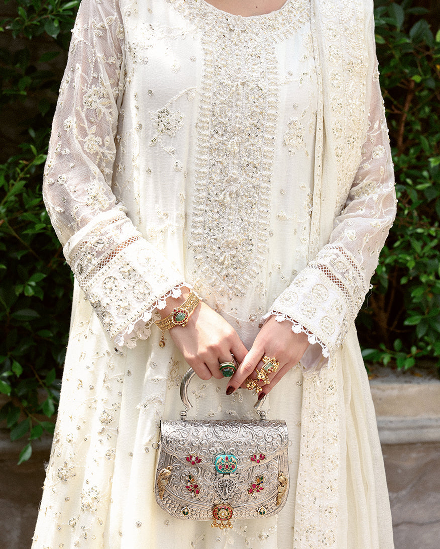 Mushq | Saugaat Pret | Mahjabeen - Luxury Dress - available at Maria Faisal in UK and USA.