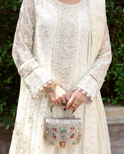 Mushq | Saugaat Pret | Mahjabeen - Luxury Dress - available at Maria Faisal in UK and USA.