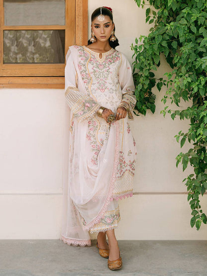 Mahnur | Shanaya Luxury Lawn 25 | Elnaz by Maria Faisal - Registered Vendor of : Mahnur - type : Ladies Clothes - 100% original wedding dresses