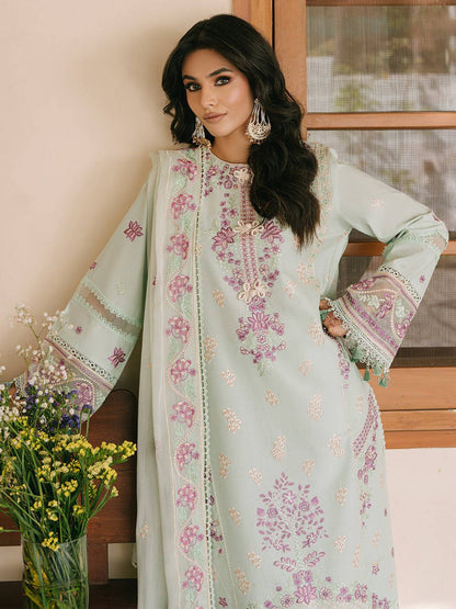 Mahnur | Shanaya Luxury Lawn 25 | Hooriya by Maria Faisal - Registered Vendor of : Mahnur - type : Ladies Clothes - 100% original wedding dresses
