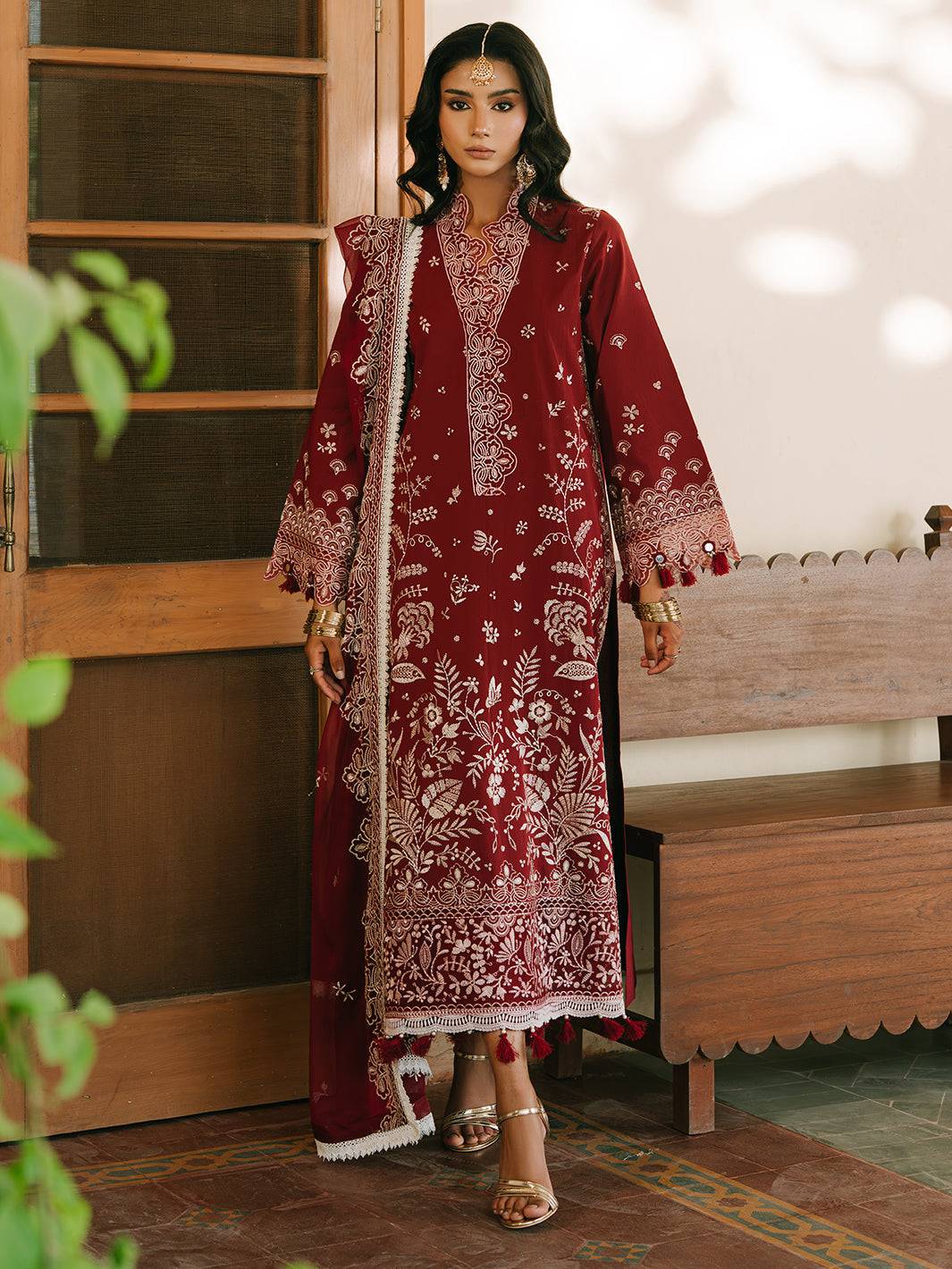 Mahnur | Shanaya Luxury Lawn 25 | Mehrosh by Maria Faisal - Registered Vendor of : Mahnur - type : Ladies Clothes - 100% original wedding dresses