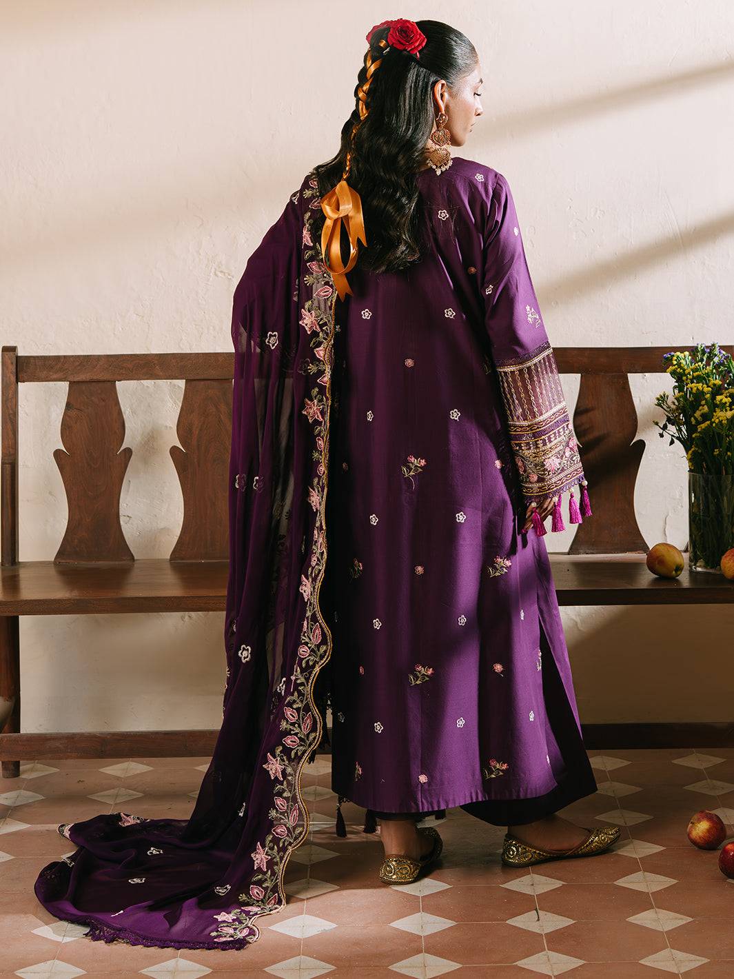 Mahnur | Shanaya Luxury Lawn 25 | Mehrunisa by Maria Faisal - Registered Vendor of : Mahnur - type : Ladies Clothes - 100% original wedding dresses