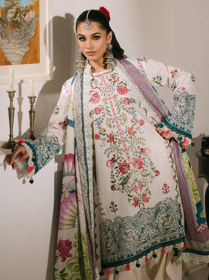 Mahnur | Shanaya Luxury Lawn 25 | Rangrez by Maria Faisal - Registered Vendor of : Mahnur - type : Ladies Clothes - 100% original wedding dresses