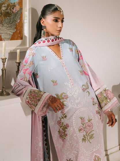 Mahnur | Shanaya Luxury Lawn 25 | Abeer by Maria Faisal - Registered Vendor of : Mahnur - type : Ladies Clothes - 100% original wedding dresses