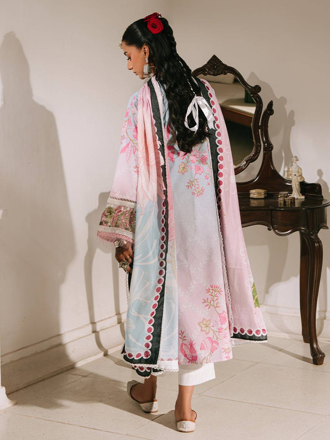 Mahnur | Shanaya Luxury Lawn 25 | Abeer by Maria Faisal - Registered Vendor of : Mahnur - type : Ladies Clothes - 100% original wedding dresses