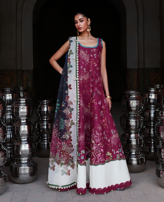 Republic Womenswear | Neoma Summer Prints 26 | Mahru - Luxury Dress - available at Maria Faisal in UK and USA.