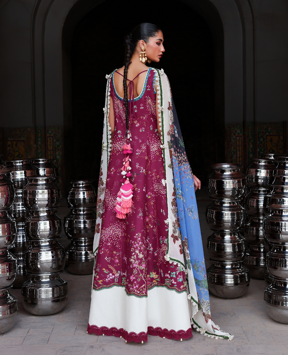 Republic Womenswear | Neoma Summer Prints 26 | Mahru - Luxury Dress - available at Maria Faisal in UK and USA.