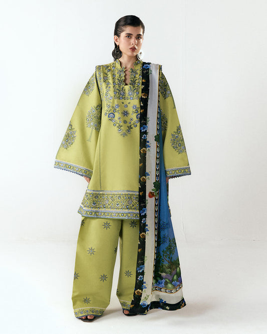 Jugnu | SS 26 Lawn | Mai - Luxury Dress - available at Maria Faisal in UK and USA.