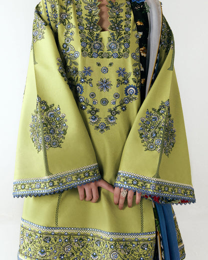 Jugnu | SS 26 Lawn | Mai - Luxury Dress - available at Maria Faisal in UK and USA.