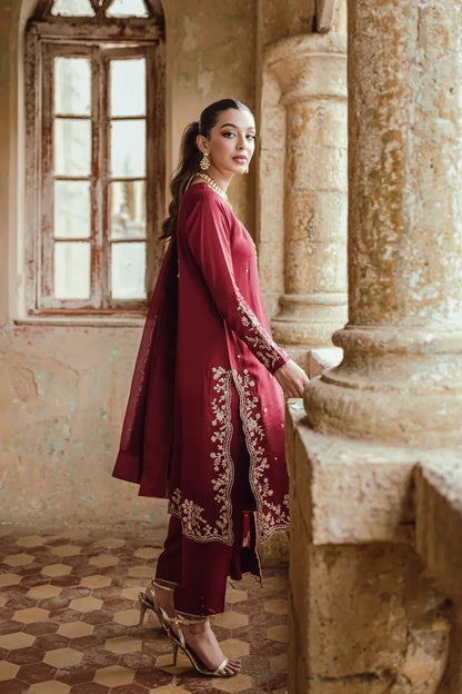 Azure | Embroidered Formals | Majestic Rouge - Formal 