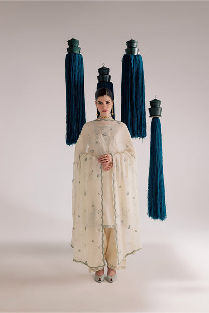 Batik | Festive Eid 26 | Mana - Luxury Dress - available at Maria Faisal in UK and USA.