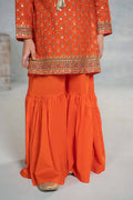 Maria B | 3 Piece Embroidered Lawn Suit | MKD-EF24-09 by Maria Faisal - Registered Vendor of : Maria B - type : Kids Clothes - 100% original wedding dresses