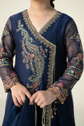 Maria B | 3 Piece Embroidered Paper Cotton Suit | MKD-W24-22 by Maria Faisal - Registered Vendor of : Maria B - type : Kids Clothes - 100% original wedding dresses