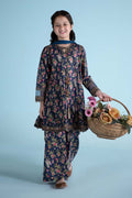 Maria B | 3 Piece Printed Lawn Suit | MKD-EA24-21 by Maria Faisal - Registered Vendor of : Maria B - type : Kids Clothes - 100% original wedding dresses