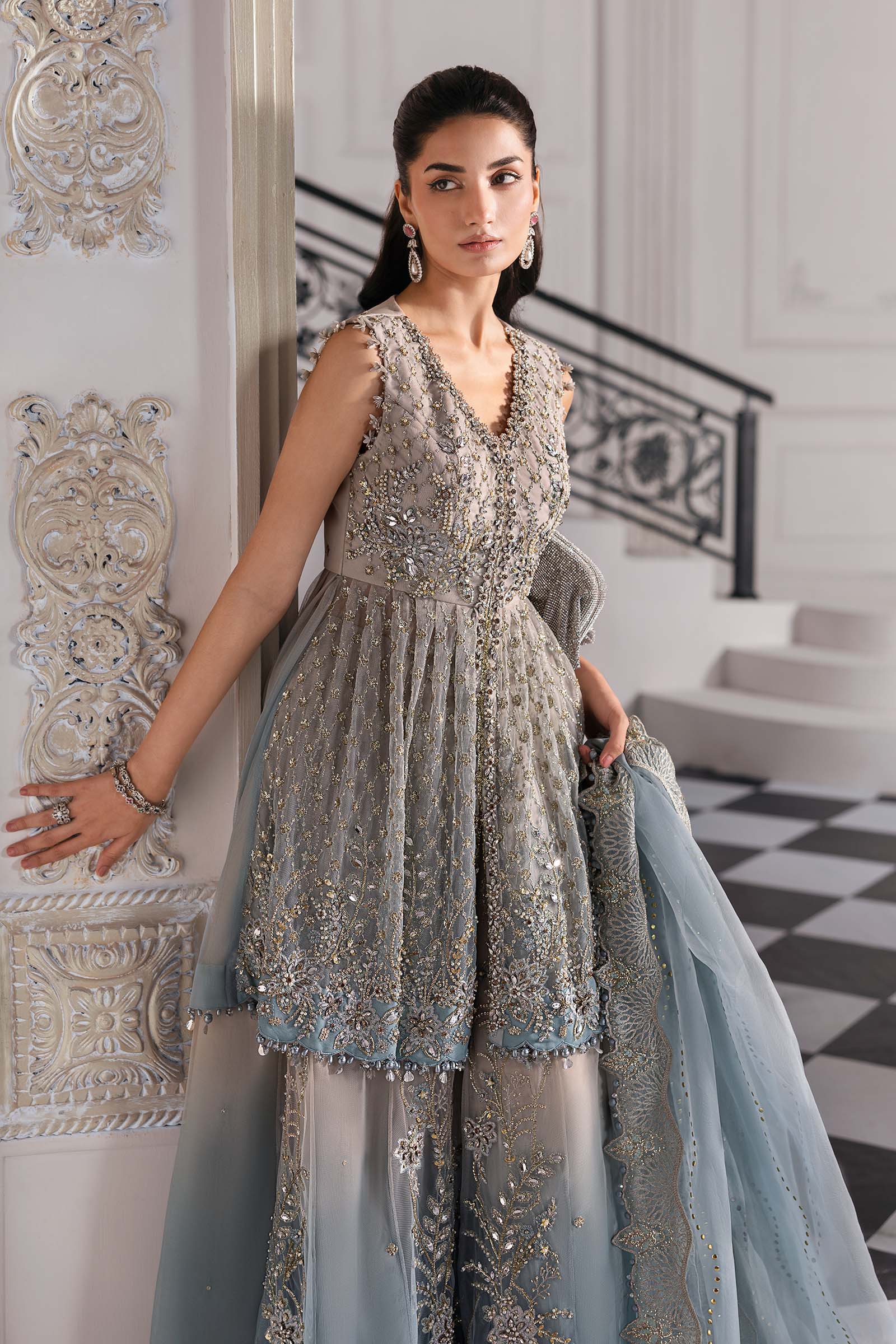 Maria B | Mbroidered 2025 | BD-3002 by Maria Faisal - Registered Vendor of : Maria B - type : Ladies Clothes - 100% original wedding dresses