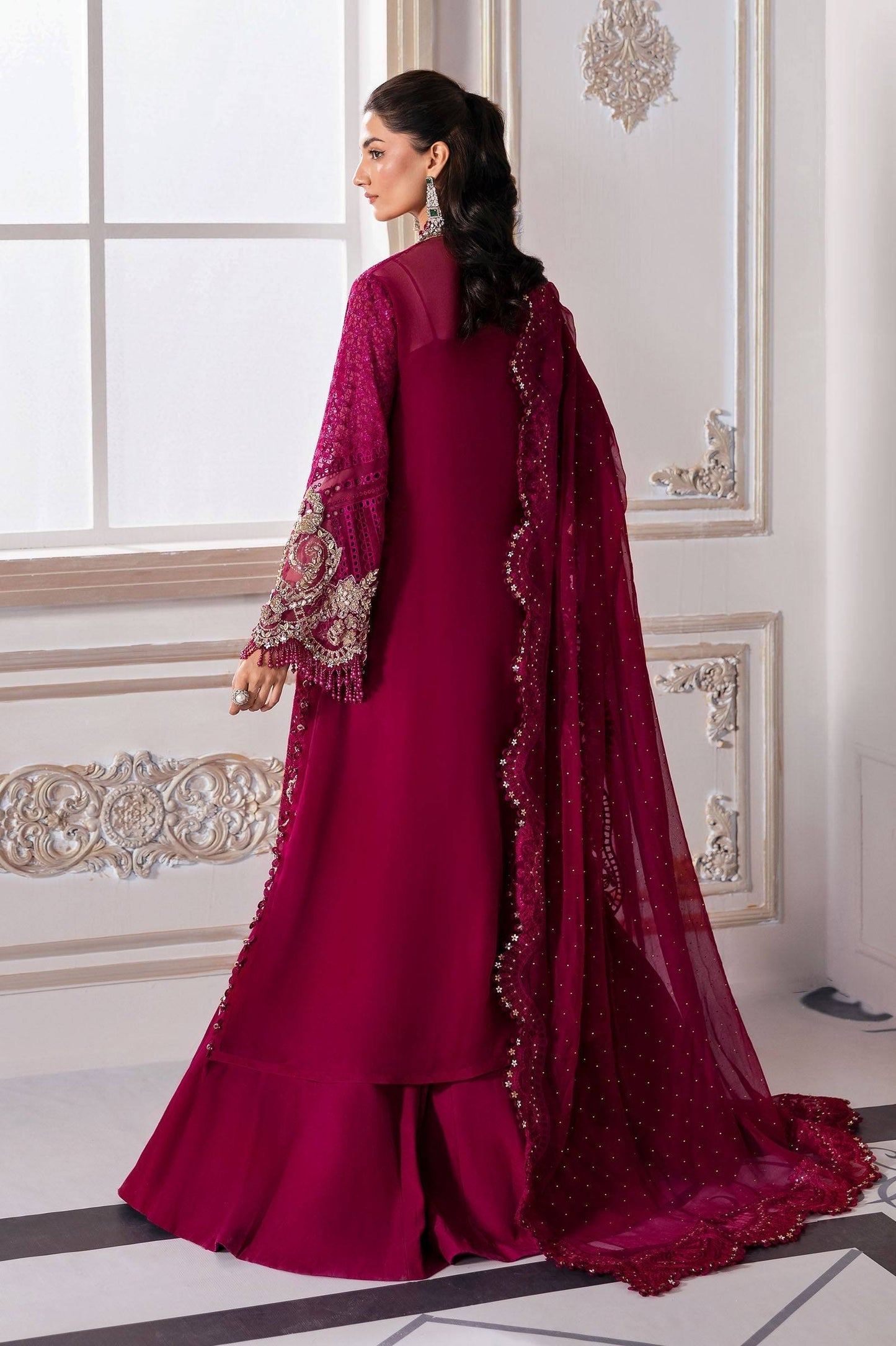 Maria B | Mbroidered 2025 | BD-3003 by Maria Faisal - Registered Vendor of : Maria B - type : Ladies Clothes - 100% original wedding dresses