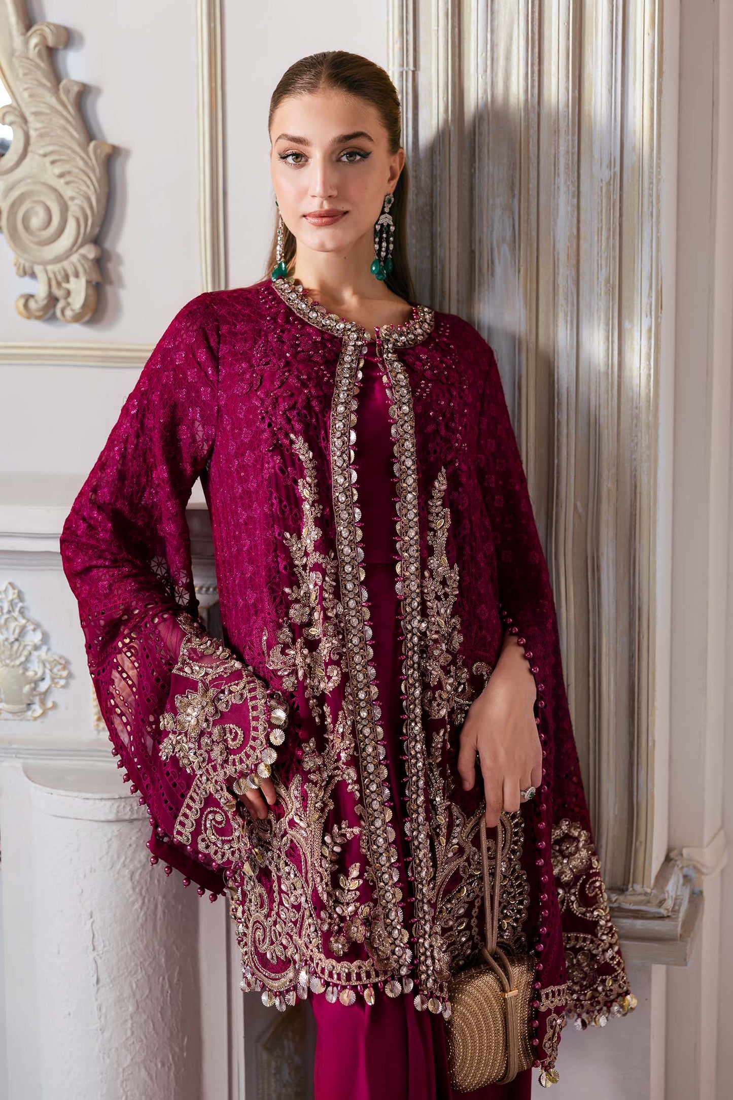Maria B | Mbroidered 2025 | BD-3003 by Maria Faisal - Registered Vendor of : Maria B - type : Ladies Clothes - 100% original wedding dresses