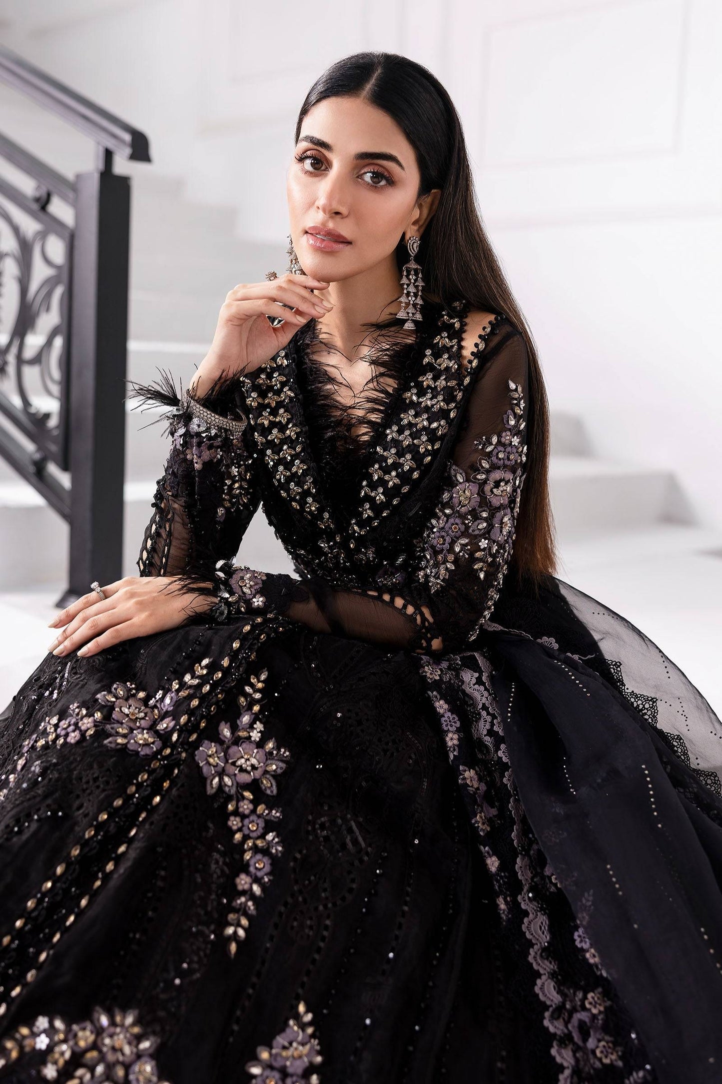 Maria B | Mbroidered 2025 | BD-3004 by Maria Faisal - Registered Vendor of : Maria B - type : Ladies Clothes - 100% original wedding dresses