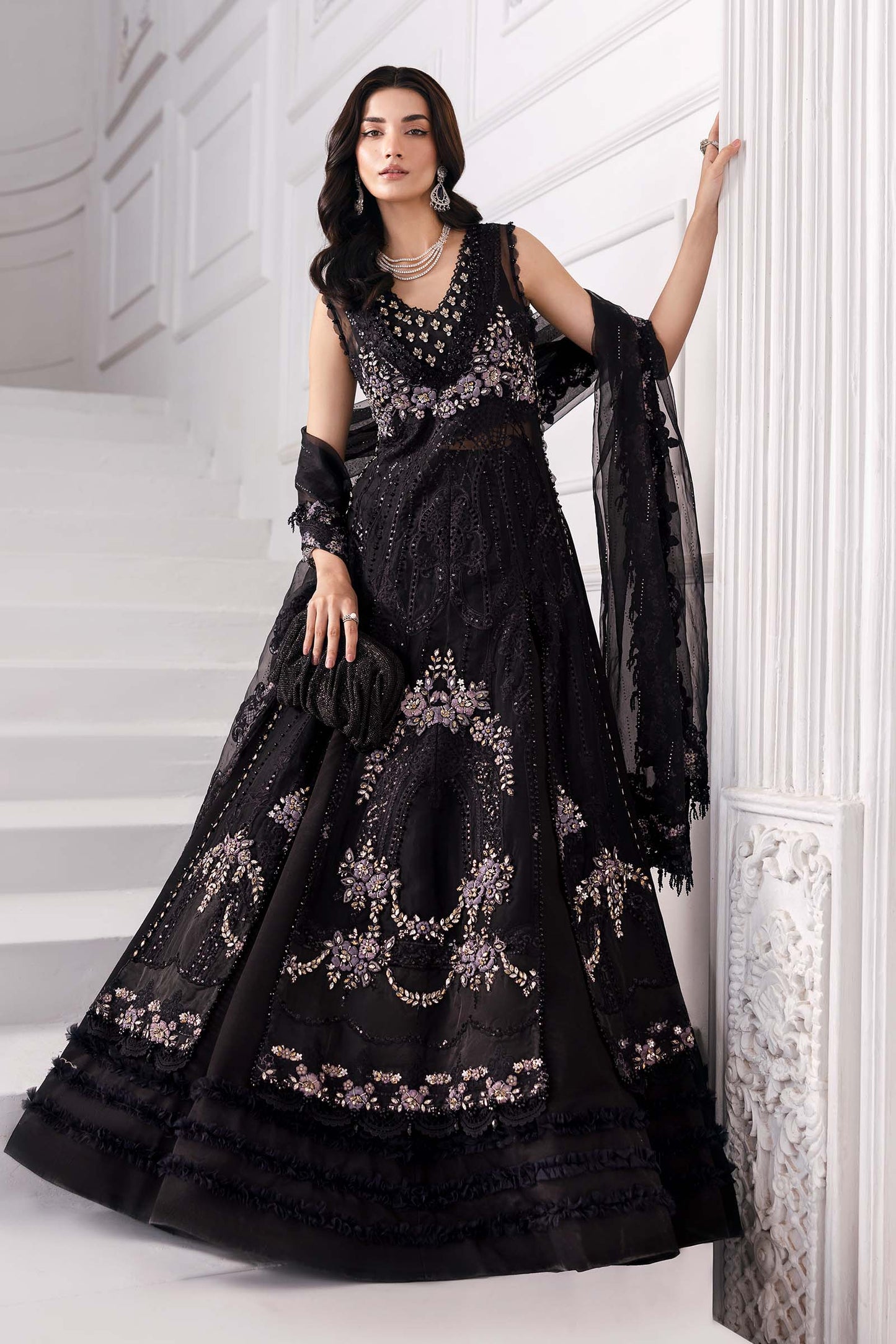 Maria B | Mbroidered 2025 | BD-3004 by Maria Faisal - Registered Vendor of : Maria B - type : Ladies Clothes - 100% original wedding dresses