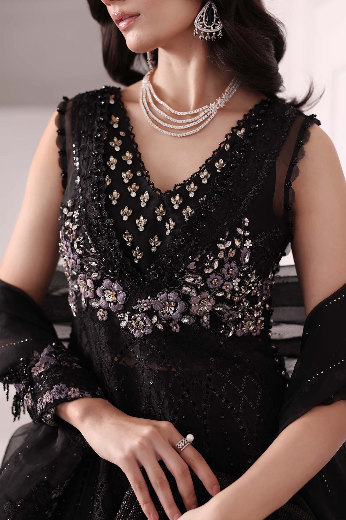 Maria B | Mbroidered 2025 | BD-3004 by Maria Faisal - Registered Vendor of : Maria B - type : Ladies Clothes - 100% original wedding dresses