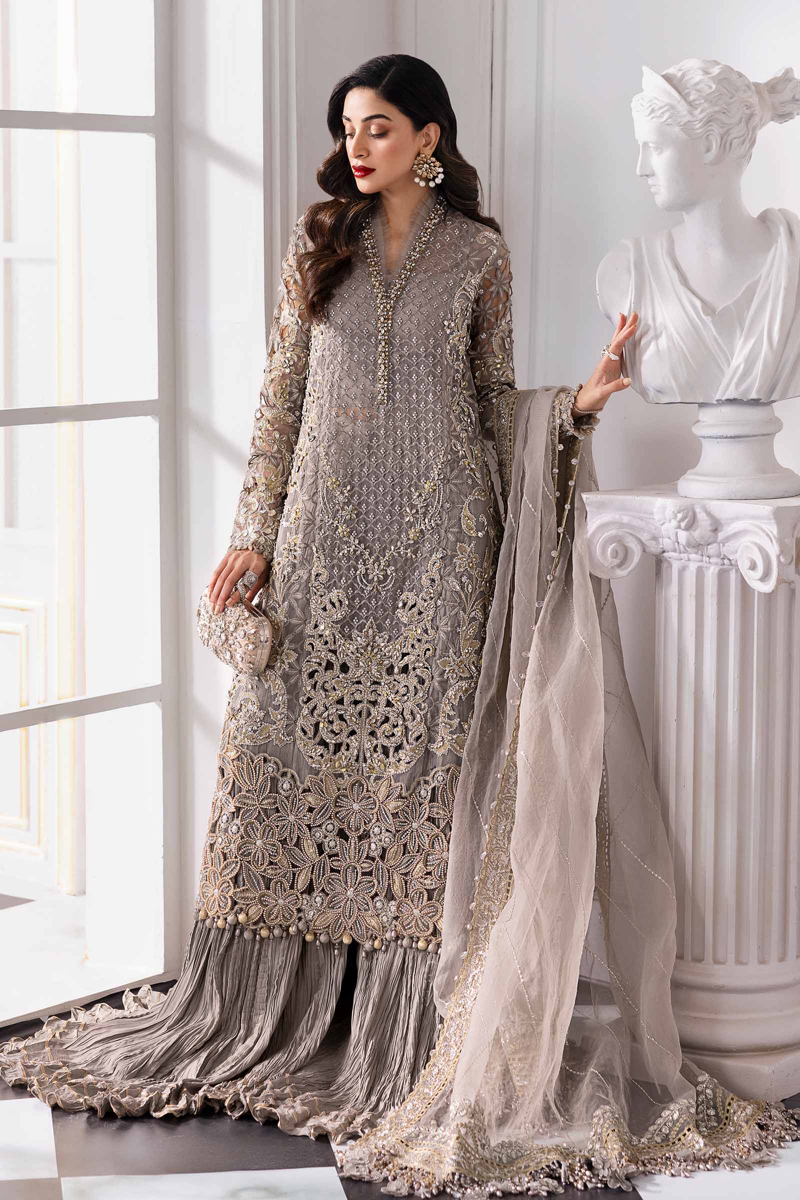 Maria B | Mbroidered 2025 | BD-3006 by Maria Faisal - Registered Vendor of : Maria B - type : Ladies Clothes - 100% original wedding dresses